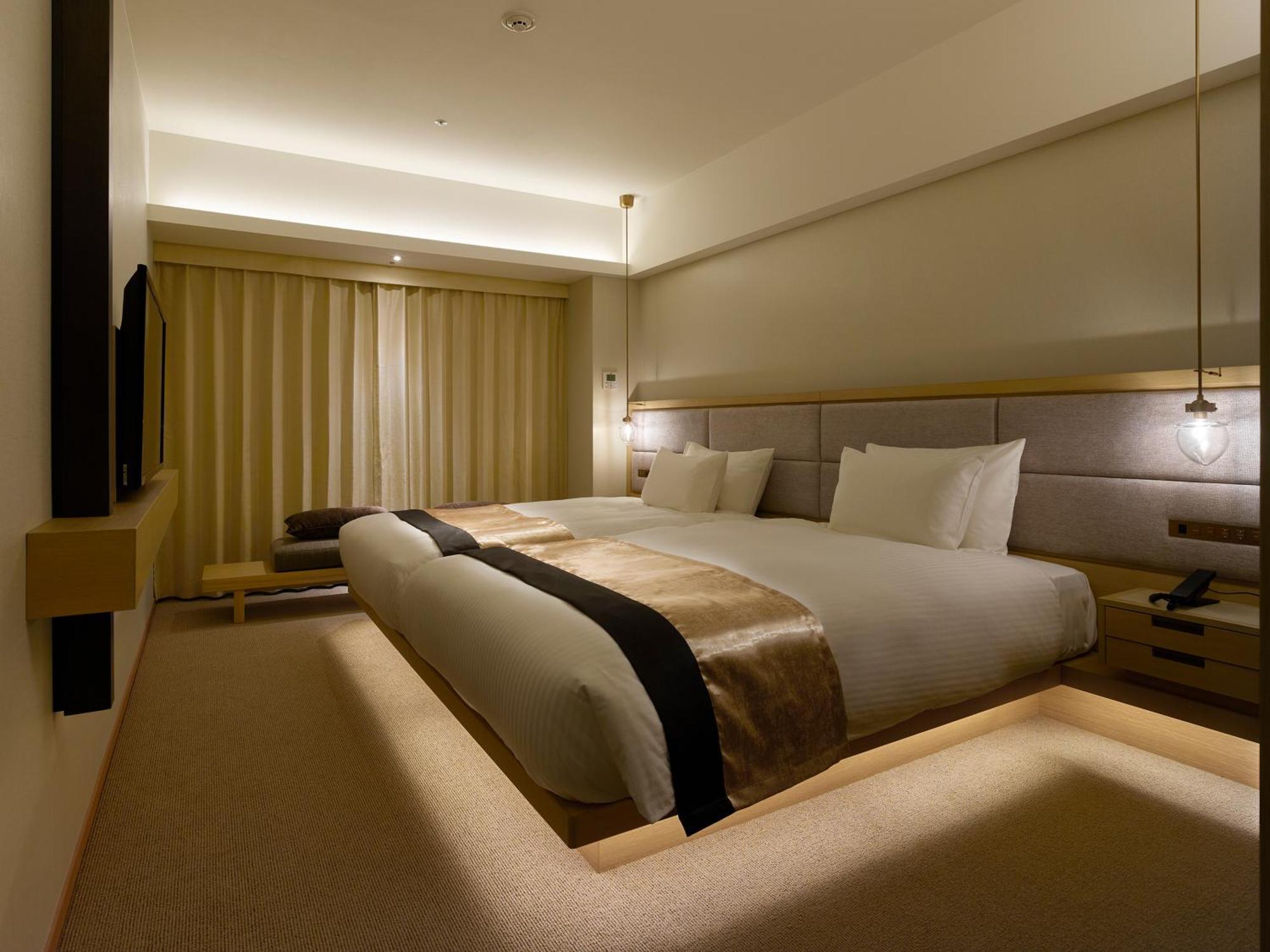 โรงแรมเดอะ เซเลสไทน์ เกียวโต กีอง ภายนอก รูปภาพ A room at the hotel